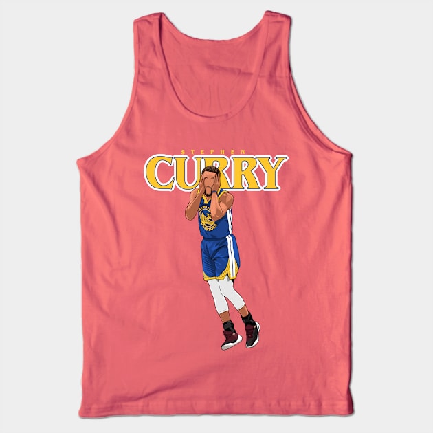 Stephen Curry Tank Top by origin illustrations